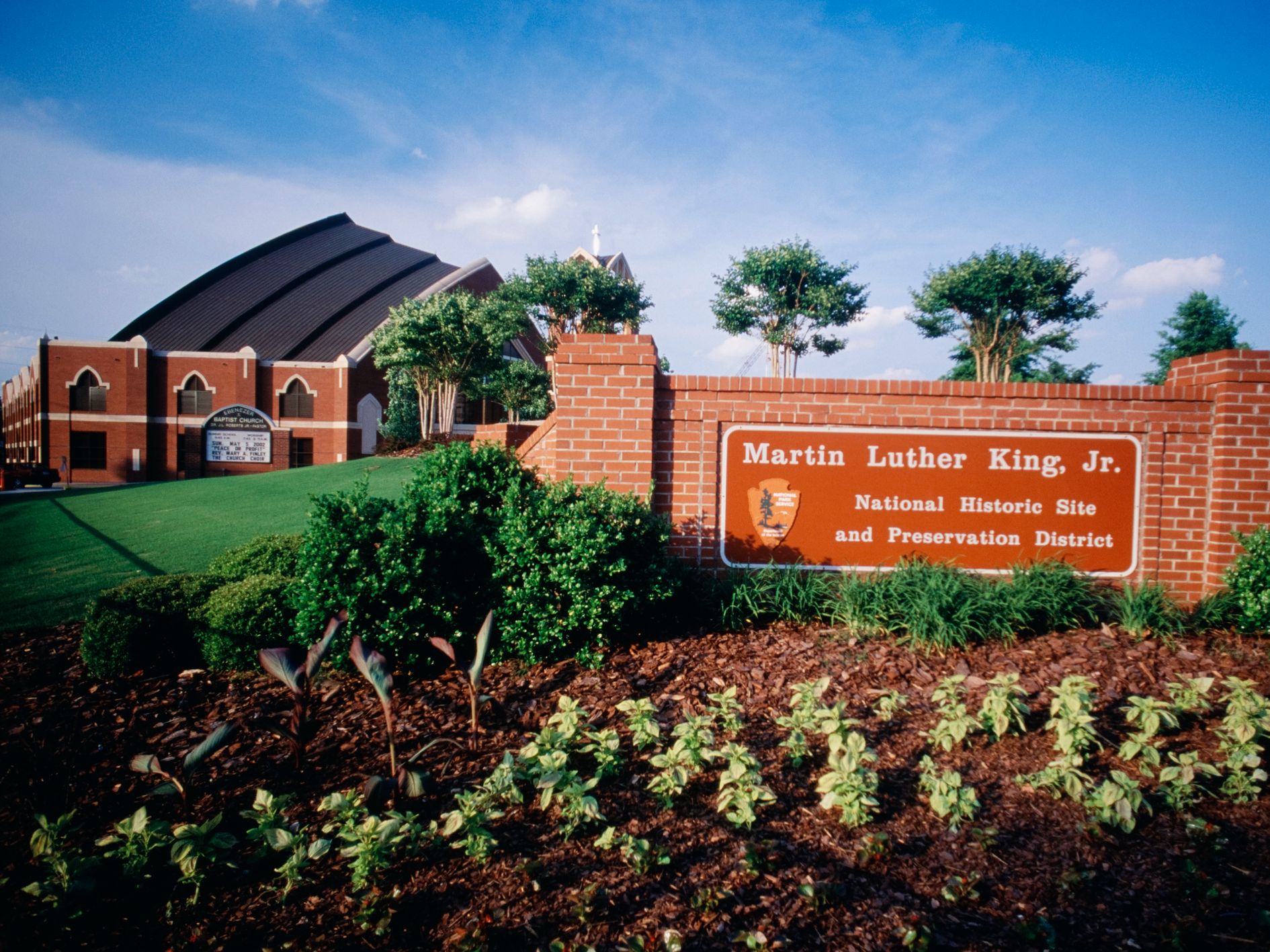 outside the MLK Jr historical site